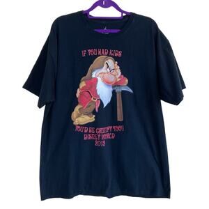 Disneyland Resort Disney World Grumpy 2013 Short Sleeve Tshirt Hanes Cotton 2X